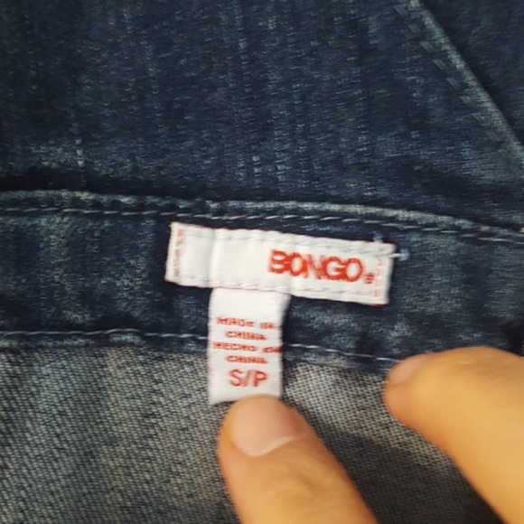 SOLD Bongo Skinny Blue Denim Overalls - Picture 7 of 8